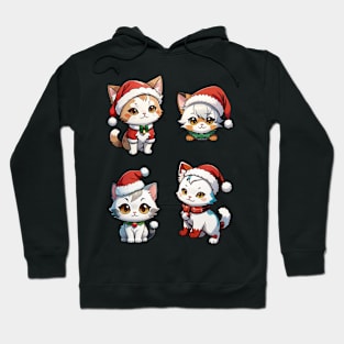 Christmas Cats Set Hoodie